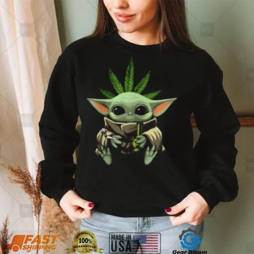 Baby Yoda smokes weed Star wars 2022 shirt