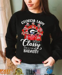 Georgia Bulldogs lady sassy classy and a tad badassy shirt