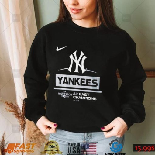 New York Yankees Nike 2022 AL East Division Champions Postseason shirt