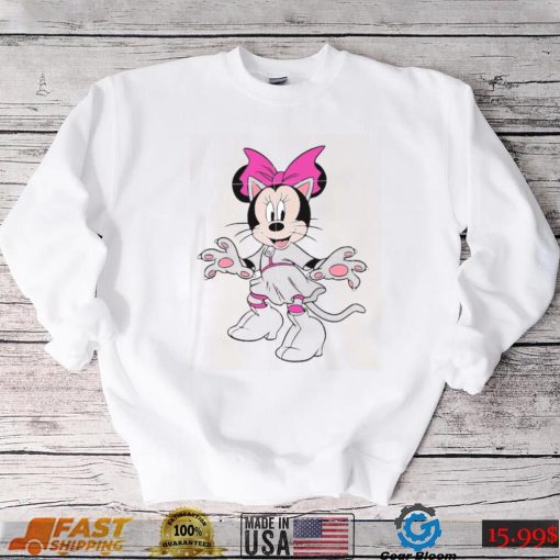 Cartoon Design Mickey And Minnie Mouse Halloween Sweatshirt