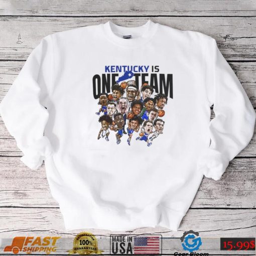 Kentucky MBB Releases One Team One State Relief T Shirt