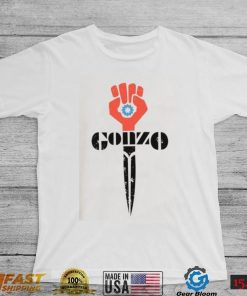 Gonzo T Shirt Fist Knife Logo Journalism Hunter S Thompson Cool Gift Tee For Fan