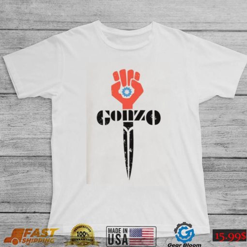 Gonzo T Shirt Fist Knife Logo Journalism Hunter S Thompson Cool Gift Tee For Fan