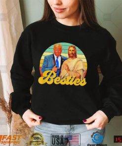 Trump with Jesus Besties vintage shirt