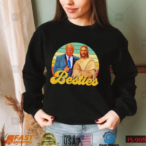 Trump with Jesus Besties vintage shirt