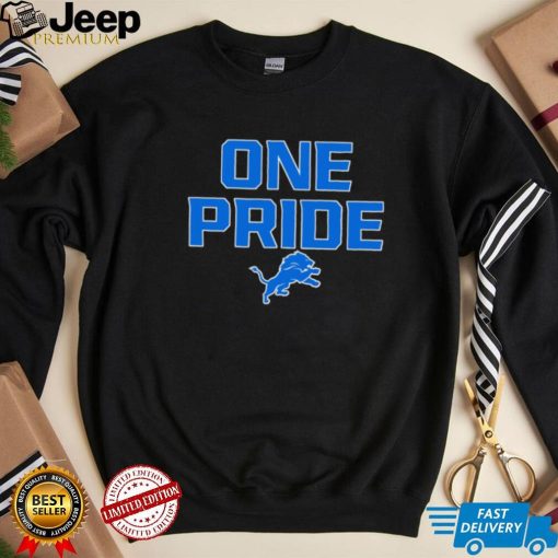 Detroit Lions One Pride logo 2022 shirt