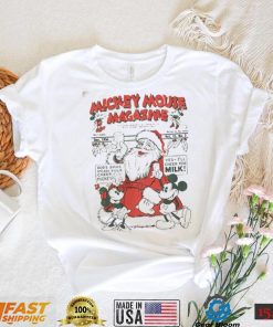 Mickey And Santa Claus Disney Christmas T Shirt