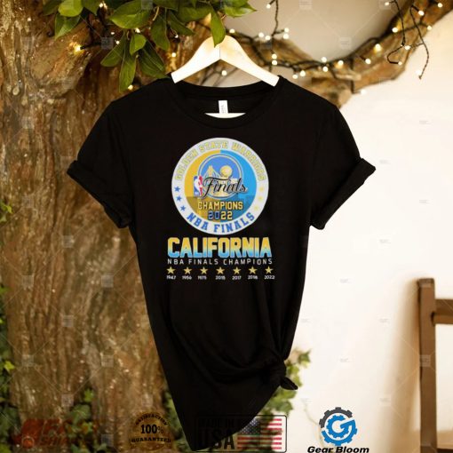 NBA Finals 2022 Golden State Warriors California Champions Signatures Shirt