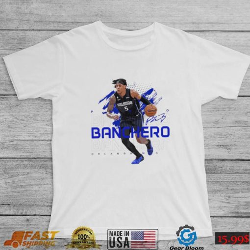 Paolo Banchero Orlando Magic signature shirt