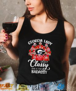 Georgia Bulldogs lady sassy classy and a tad badassy shirt