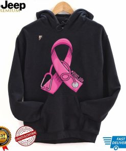 Nurse Breast Cancer Awareness Pink Ribbon T Shirt