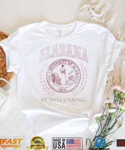 Official Alabama Homecoming October 22 2022 shirt