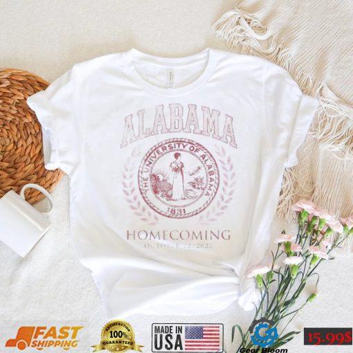 Official Alabama Homecoming October 22 2022 shirt