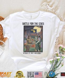 Michigan Wolverines vs Michigan State Spartans mascot battle for the State 2022 shirt