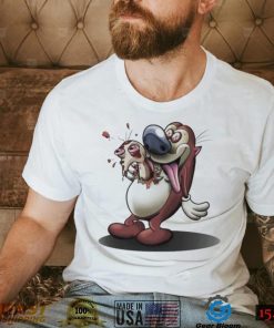 AlI ren and stimpy chestburster shirt