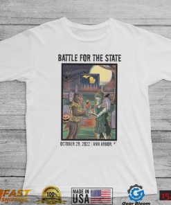 Michigan Wolverines vs Michigan State Spartans mascot battle for the State 2022 shirt