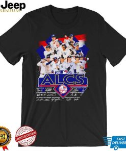 New York Yankees ALCS 2022 signatures shirt