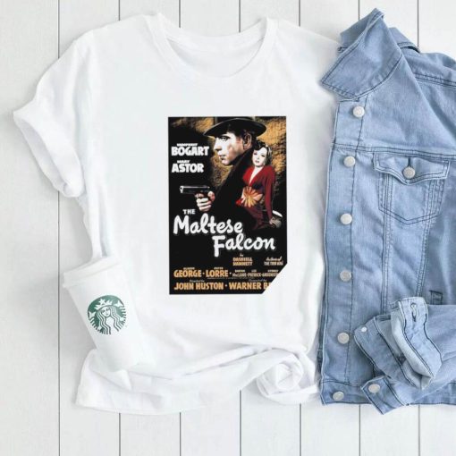 The Maltese Falcon movie retro poster shirt