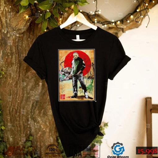 Jason Voorhees in Japan Woodblock Halloween shirt