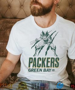 Green Bay Packers Marvel Wolverine Slash Shirt