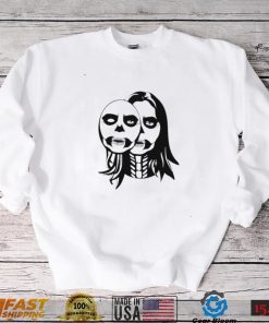 Skeleton with skull face horror Halloween 2022 shirt