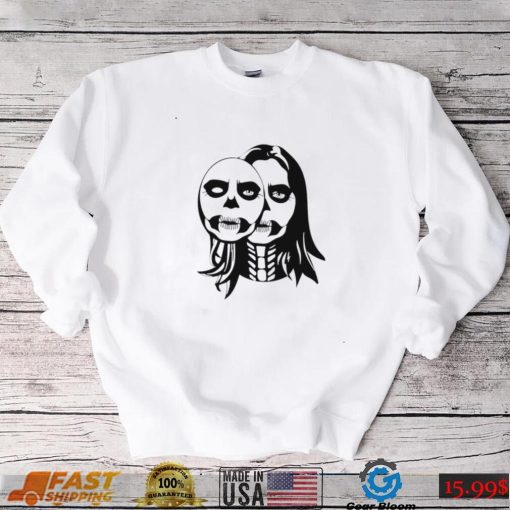 Skeleton with skull face horror Halloween 2022 shirt