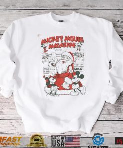 Mickey And Santa Claus Disney Christmas T Shirt