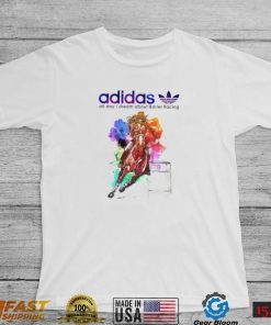 Horse racing Adidas all day I dream about Barrel Racing logo shirt