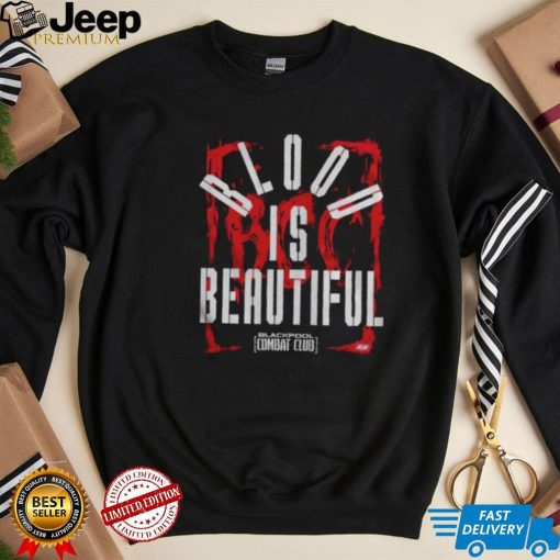 Blackpool Combat Club Blood Is Beautiful Aew Dynamite shirt