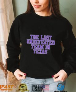 TCU Horned Frogs Football Undefeated Team In Texas Shirt