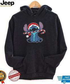 Candy Tree Santa Hat Present Holiday Stitch Christmas Sweatshirt