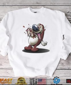 AlI ren and stimpy chestburster shirt