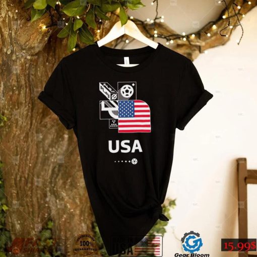 US Soccer FIFA World Cup Qatar 2022 Play Action American flag shirt