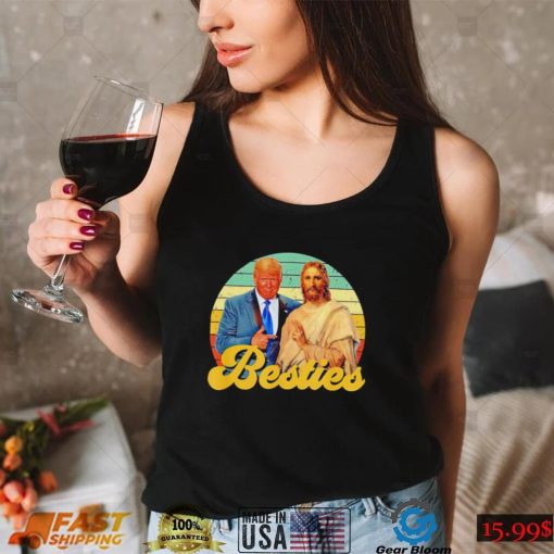 Trump with Jesus Besties vintage shirt