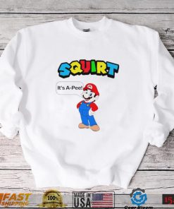 Super Mario Squirt it’s a pee shirt