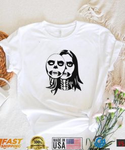 Skeleton with skull face horror Halloween 2022 shirt