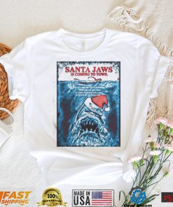 Jaws Santa Christmas Xmax Scuba Diving shirt