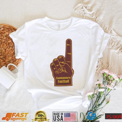 Winning Symbol Washington Commanders Football Foam Finger shirt