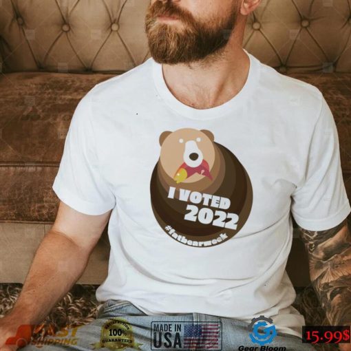 I voted 2022 fat Bear week logo shirt