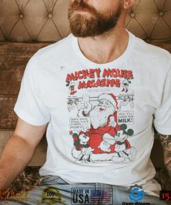 Mickey And Santa Claus Disney Christmas T Shirt