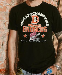 1986 AFC Champions Denver Broncos T Shirt