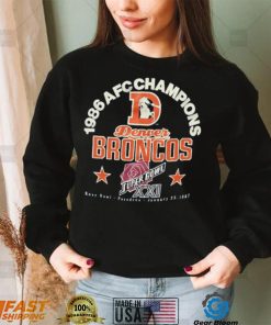 1986 AFC Champions Denver Broncos T Shirt