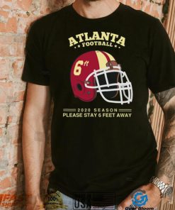 2020 NFL Atlanta Falcons Spirit Stay 6ft Away Atlanta Falcons T Shirt