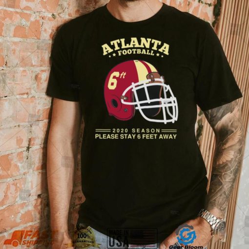 2020 NFL Atlanta Falcons Spirit Stay 6ft Away Atlanta Falcons T Shirt