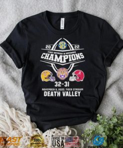 2022 First Saturday In November Champions Death Valley Tigers Matchup Shirt