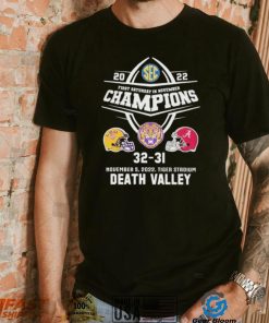 2022 First Saturday In November Champions Death Valley Tigers Matchup Shirt