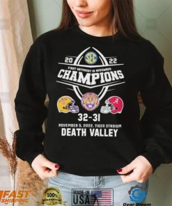 2022 First Saturday In November Champions Death Valley Tigers Matchup Shirt