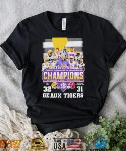 2022 First Saturday In November Champions Geaux Tigers 32 31 Matchup Shirt