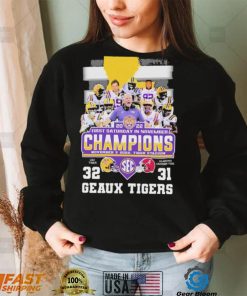 2022 First Saturday In November Champions Geaux Tigers Football Team Shirt