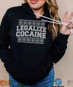 2022 Legalize cocaine tacky Ugly Christmas sweatshirt